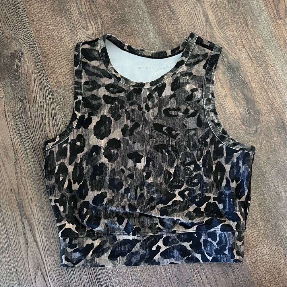 Playground Brand Gym Crop Top